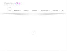 Tablet Screenshot of charterhouseclub.com
